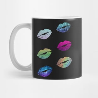 Ombre Faux Glitter Lips Pack Mug